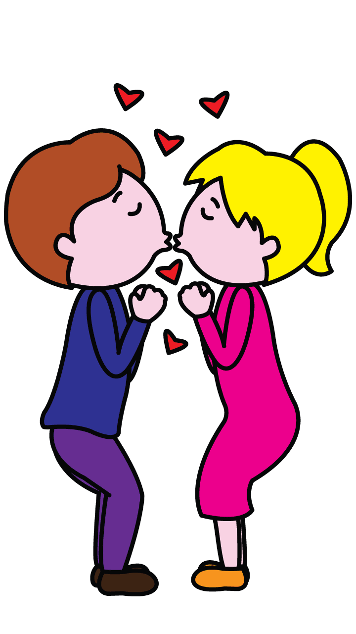 Kiss huge clipart background