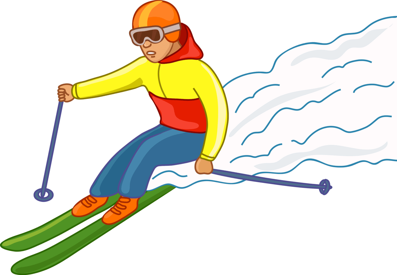 Ski er vector clipart images 2