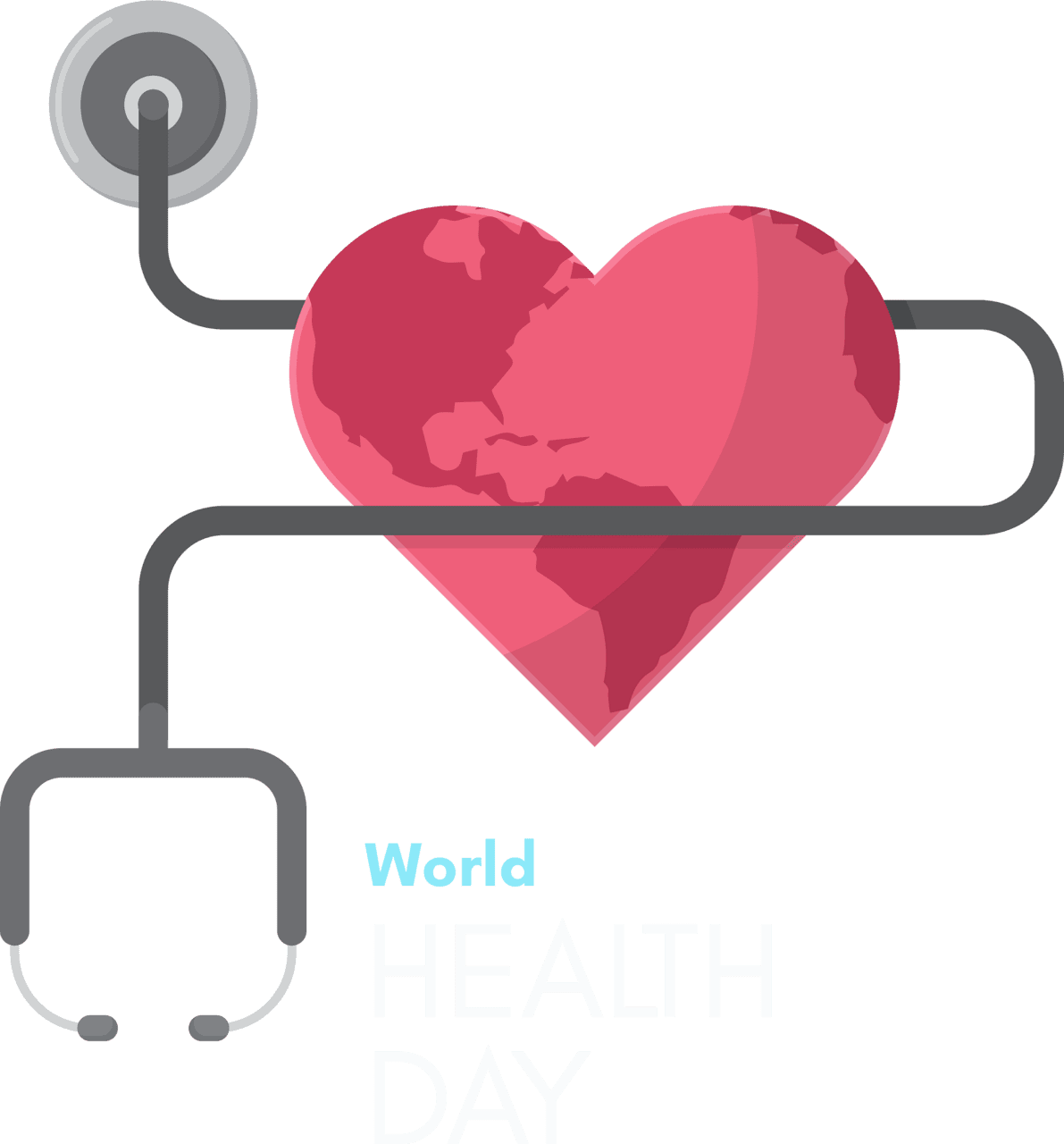 Health heart day vector clipart