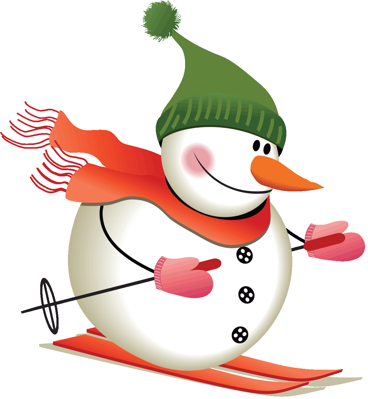 Ski pin page clipart logo