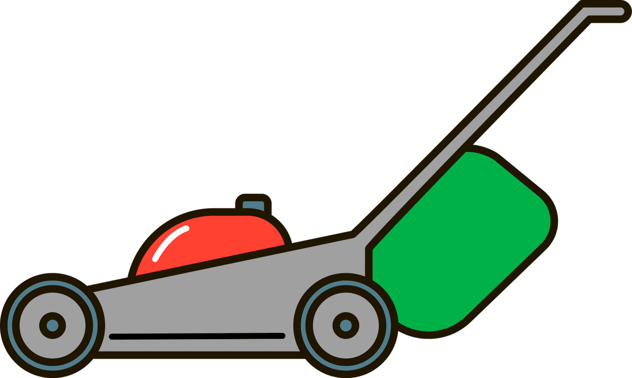 Lawn mower vector clipart images 3