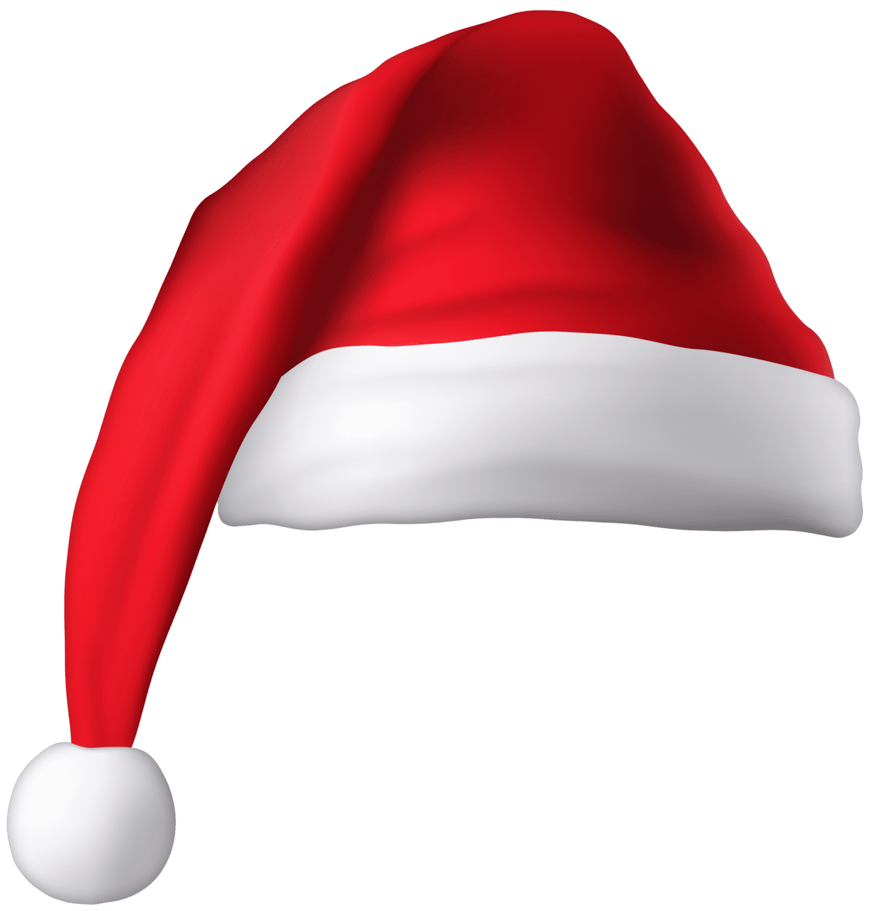 Santa claus hat red christmas clipart image yopriceville