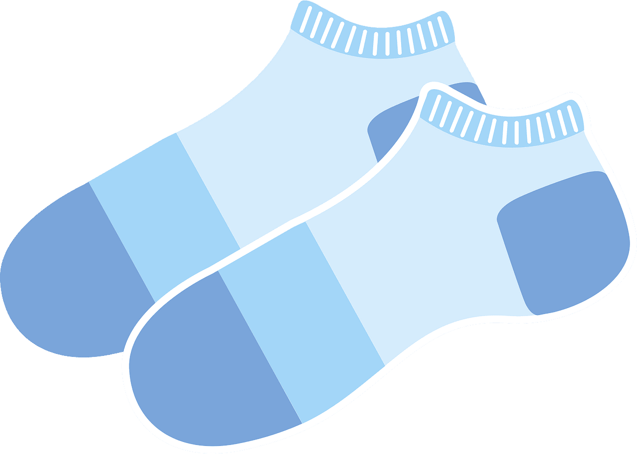 Sock vector clipart images 6