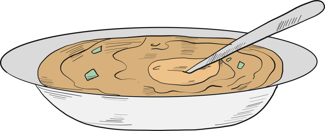 Bowl of soup vector clipart images 5