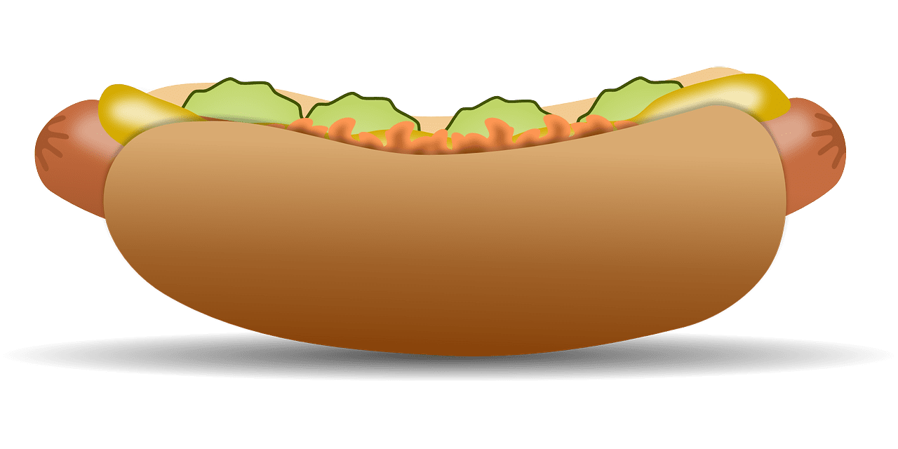 Hotdog vector art graphics clipart