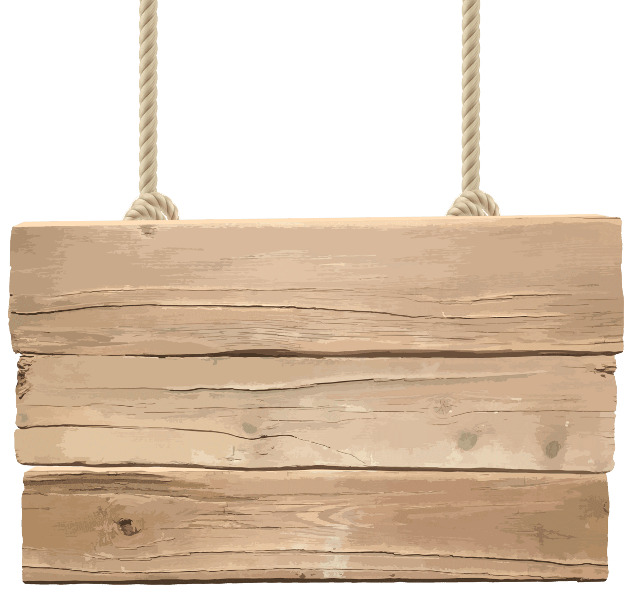 Wooden sign board clipart image