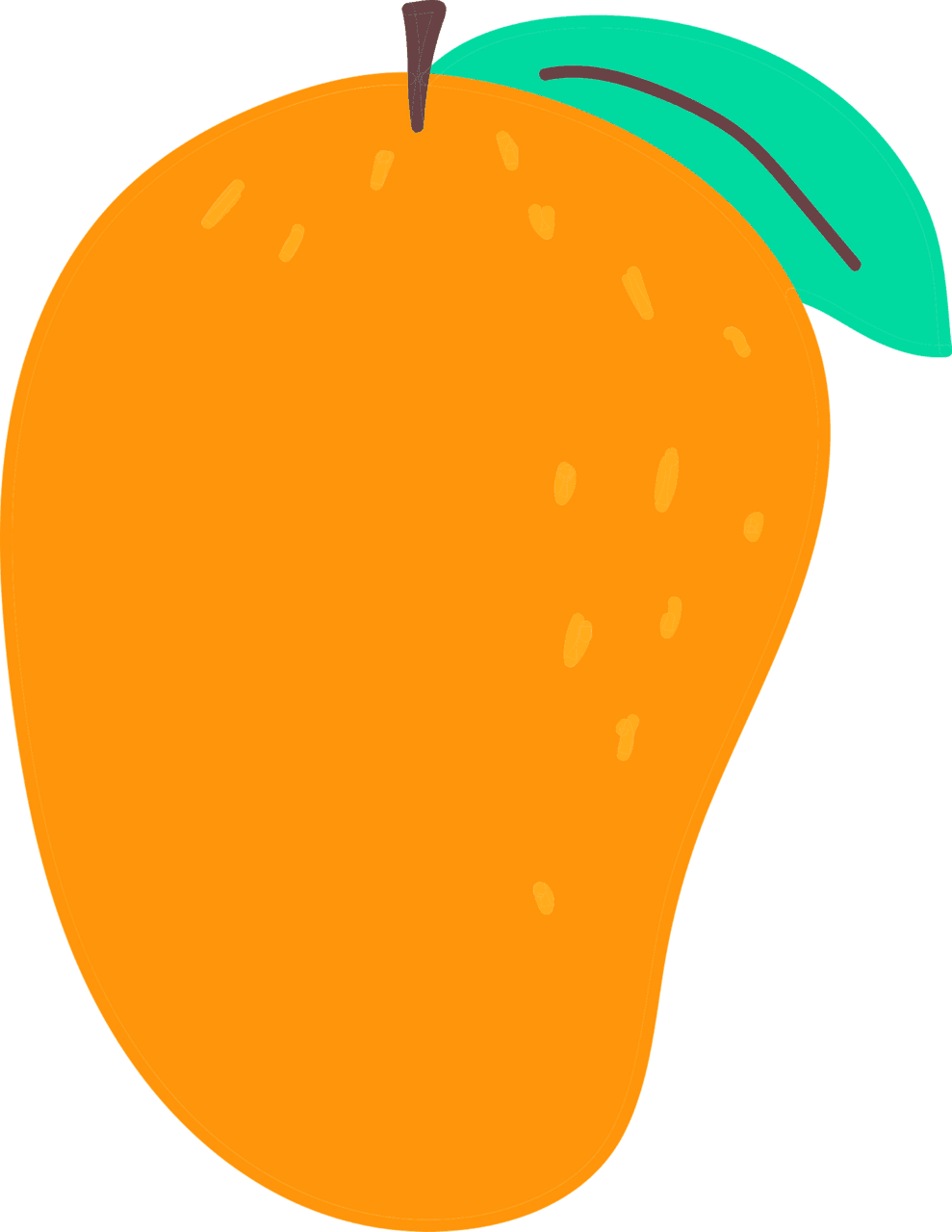 Mango vector clipart images