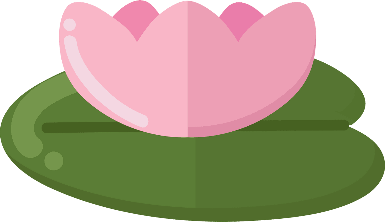 Lily pad vector clipart images 3
