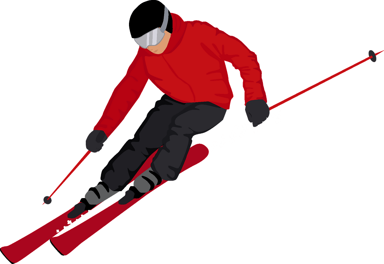 Ski ing vector clipart images