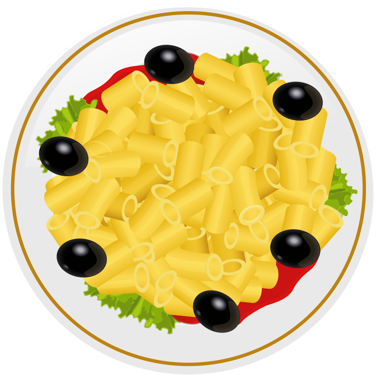 Pasta plate clipart image high quality images and