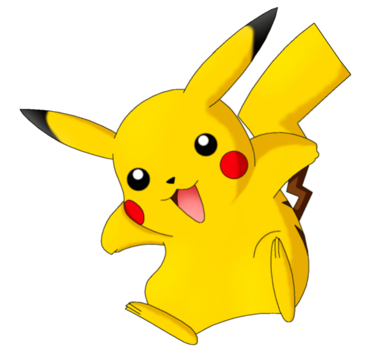 Pikachu pin page clipart vector 2