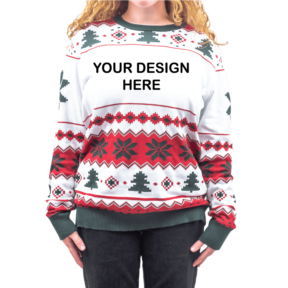 Ugly sweater custom logo clipart