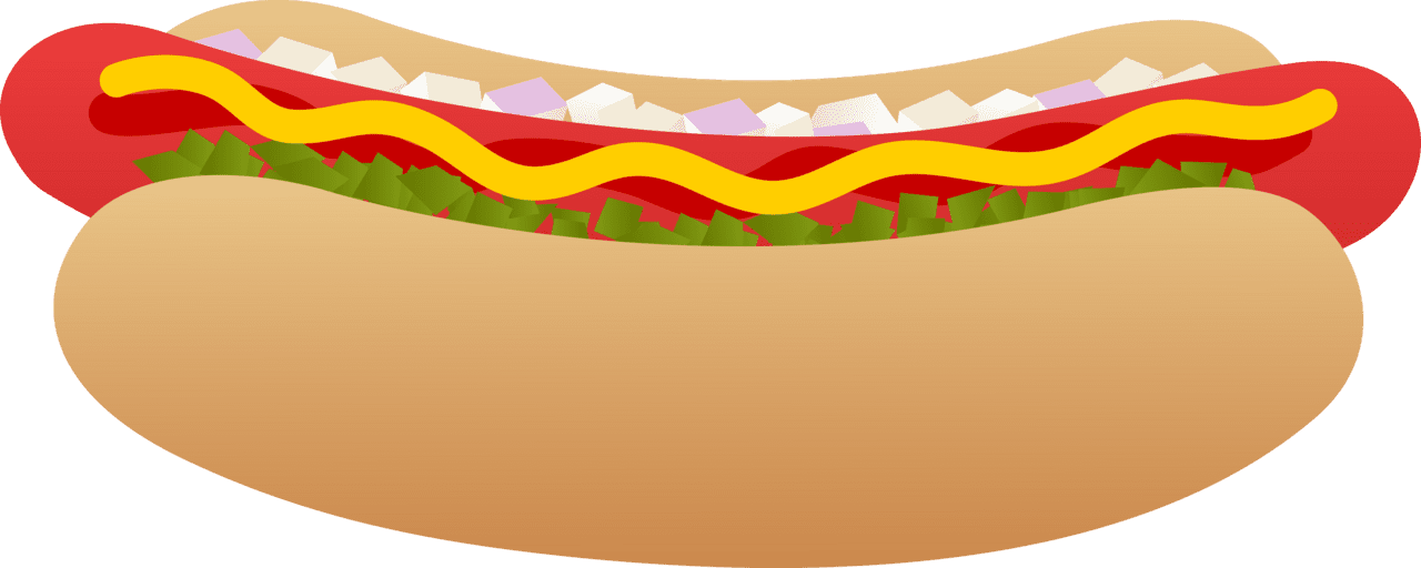 Hotdog hot dog art clipart background