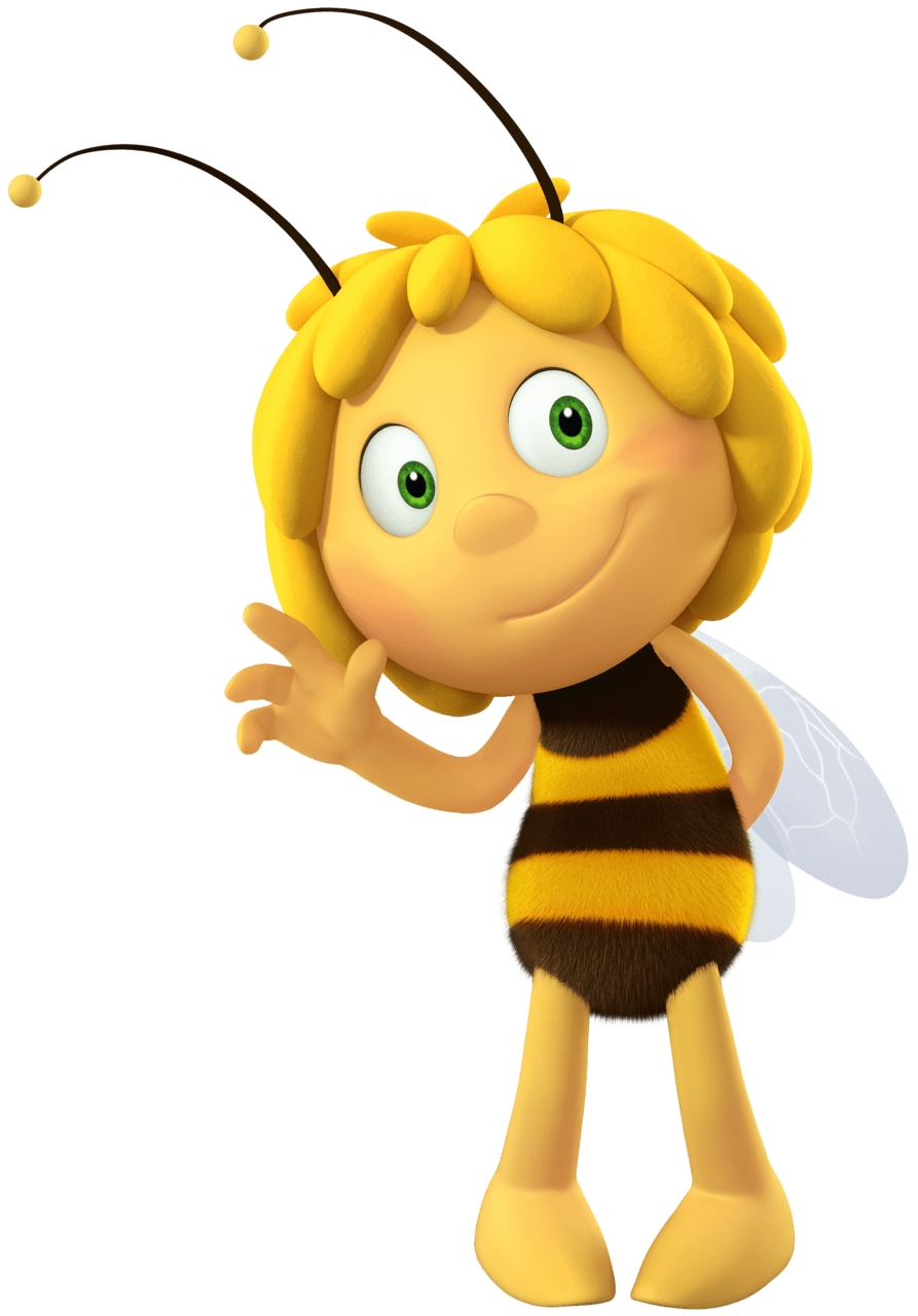 Honey bee maya the cartoon image clipart