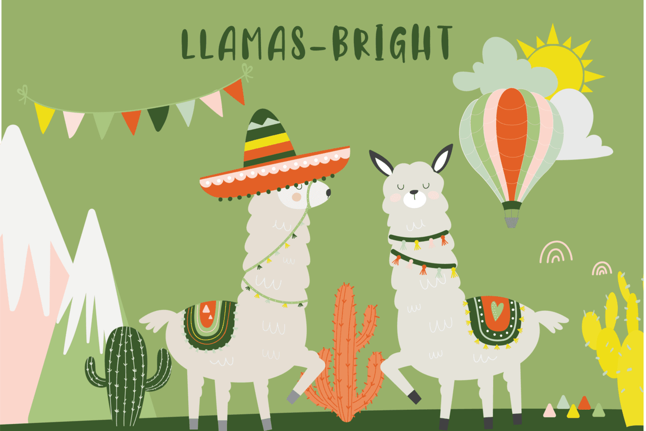 Llama custom designed printable creativa fabrica clipart clip art