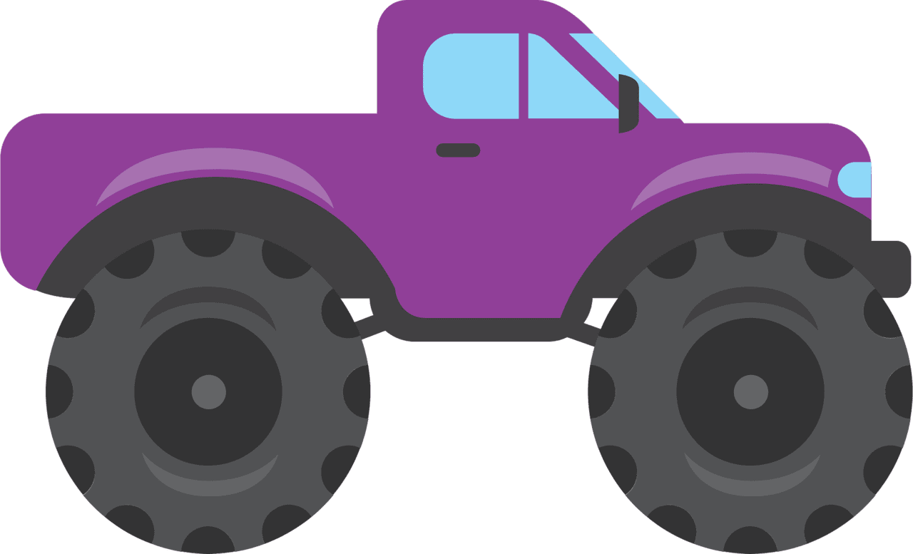 Monster truck vector clipart images 2