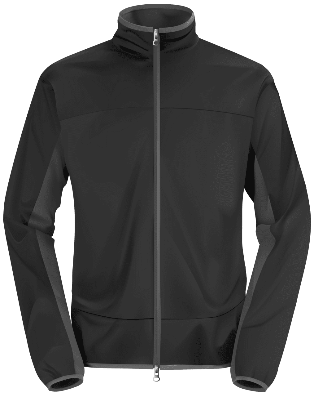 Jacket black hoodie clipart best transparent