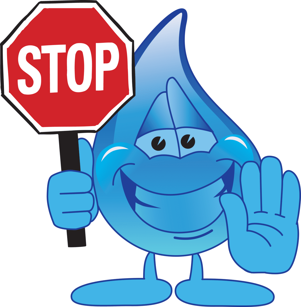 Ayws stop sign clipart logo