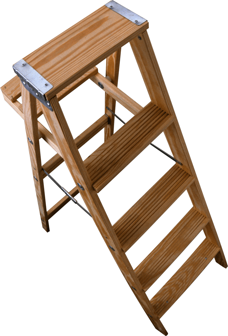 Step ladder background clipart