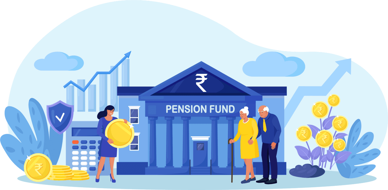 Buy best pension plans in india for secure retirement clipart picture