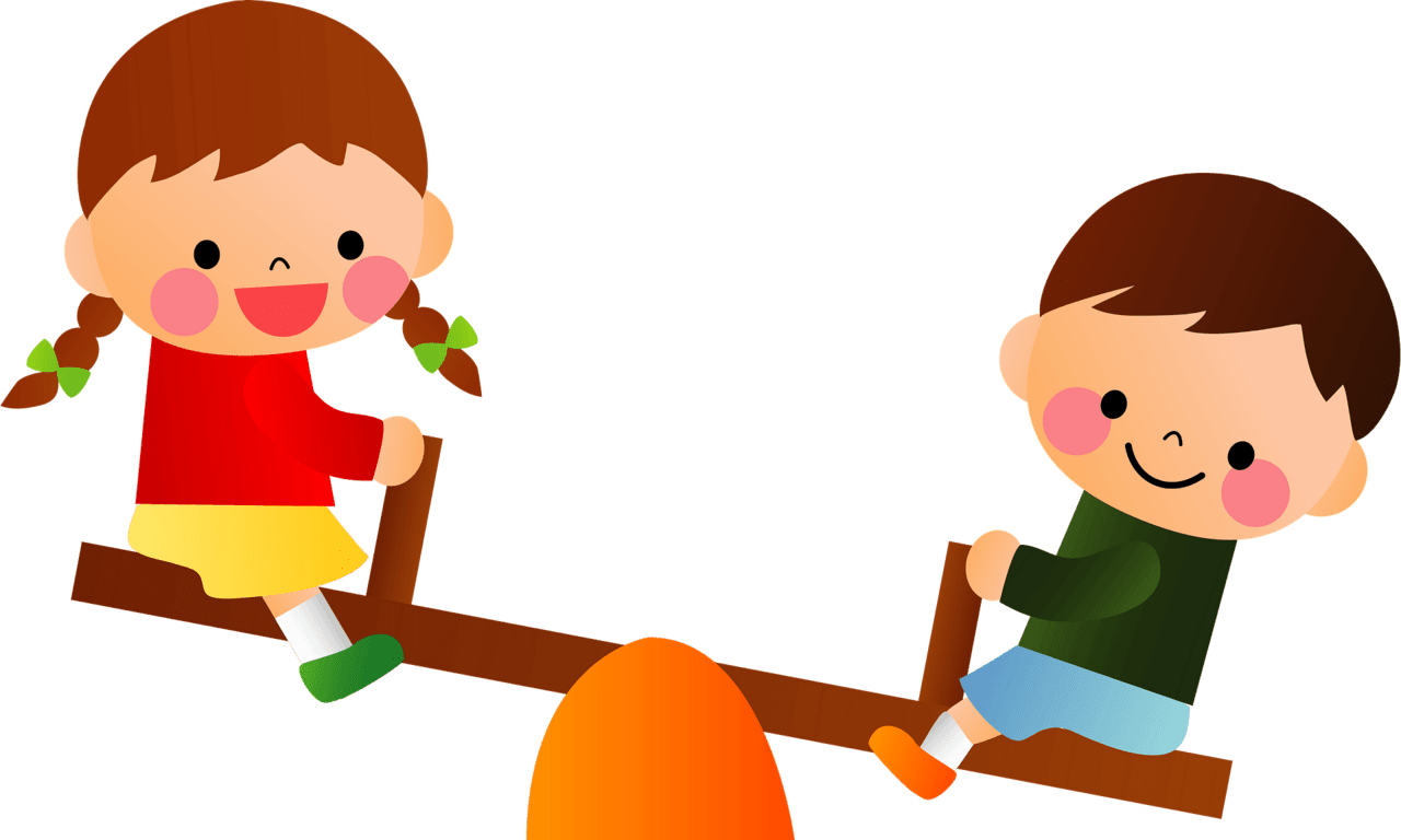 Page kids play ing outside images clipart