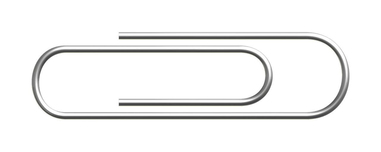 Paper clip image size clipart 2