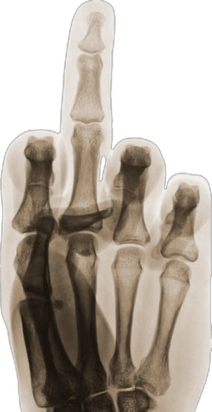 Middle finger pin page clipart background