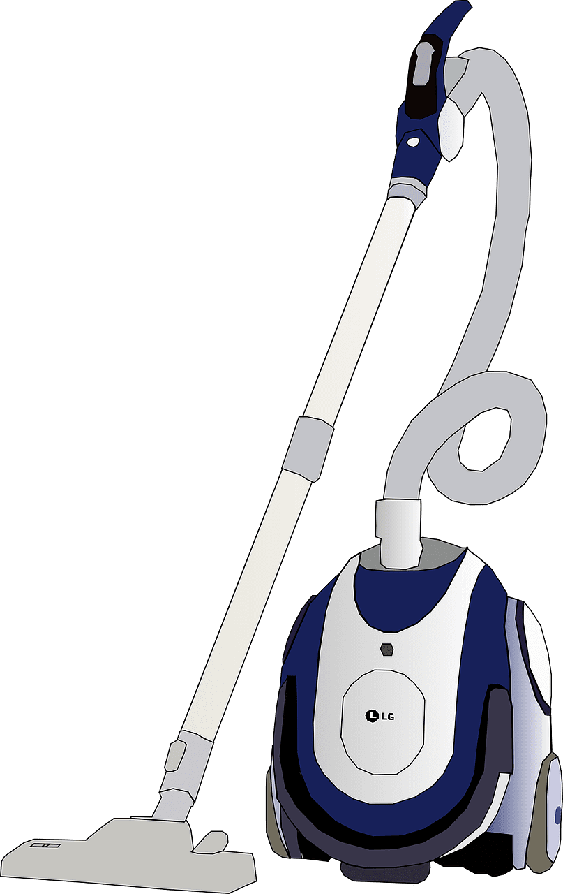 Vacuum cleaner suction vector graphic clipart