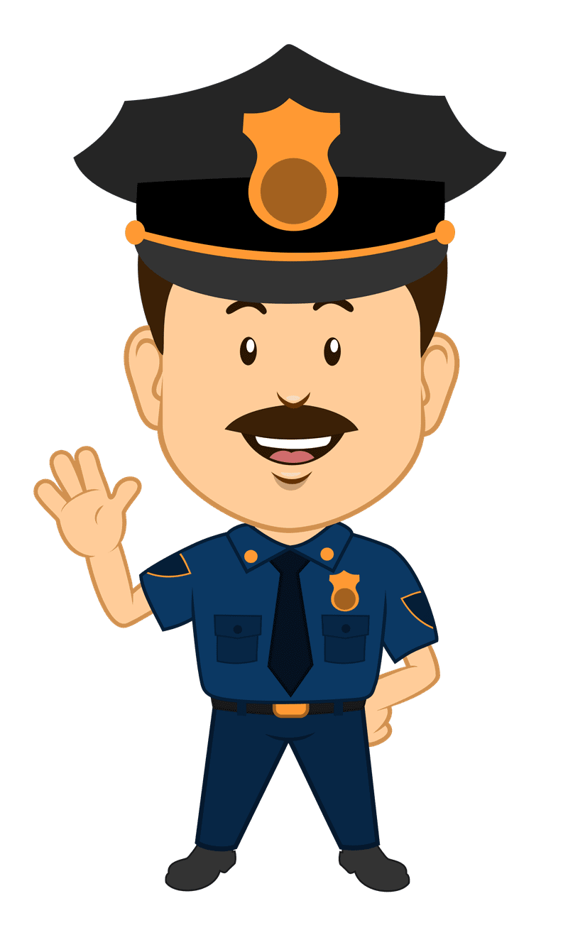 Police badge pin page clipart free