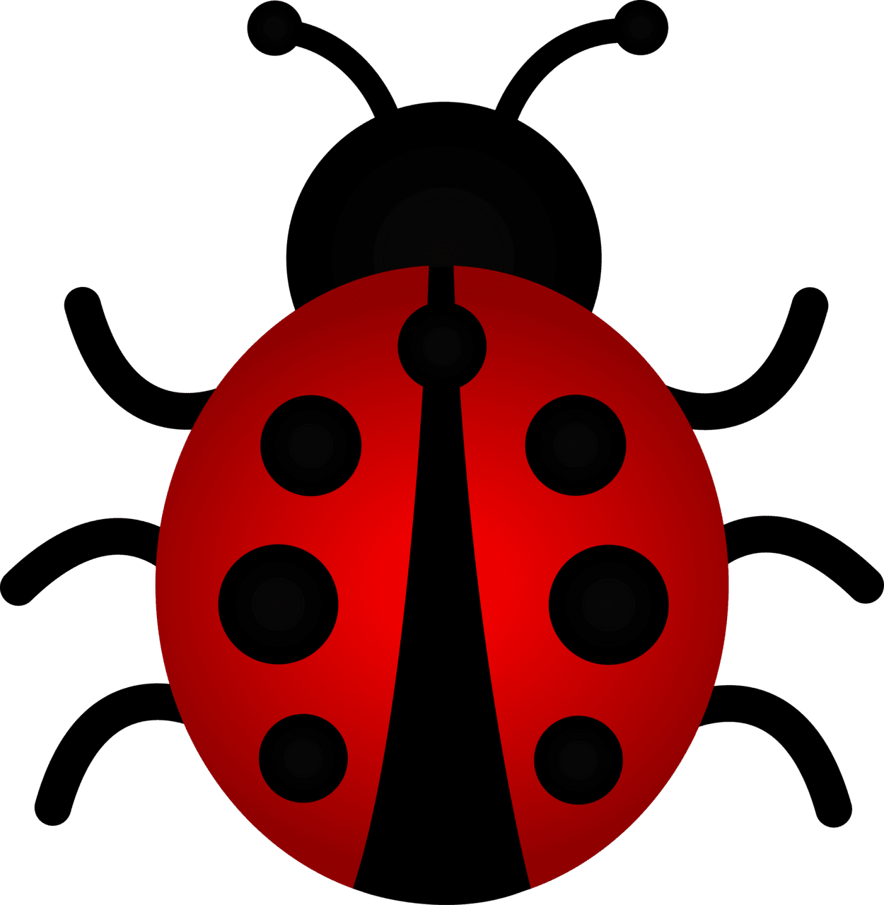Insect ladybug clipart border panda images