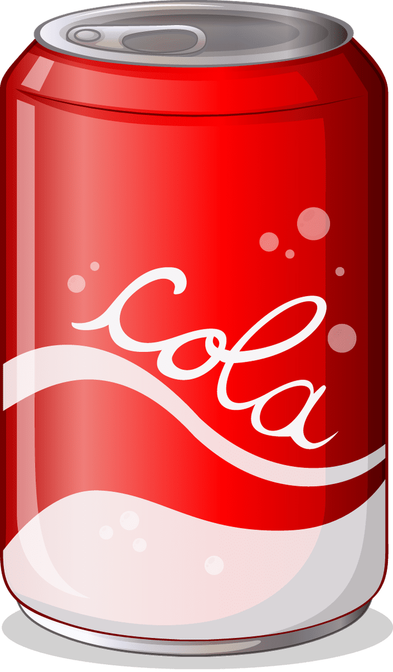 Soda colorful dr bottle vector clipart