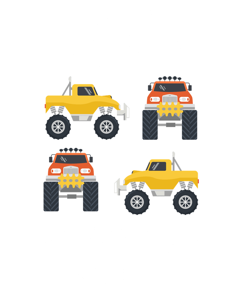 Monster truck poster custom posters ign your own wall art create personalized prints clipart picture