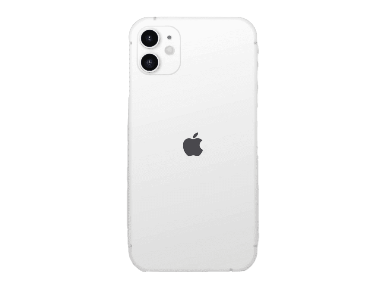 Iphone white back design apple smartphone clipart all transparent