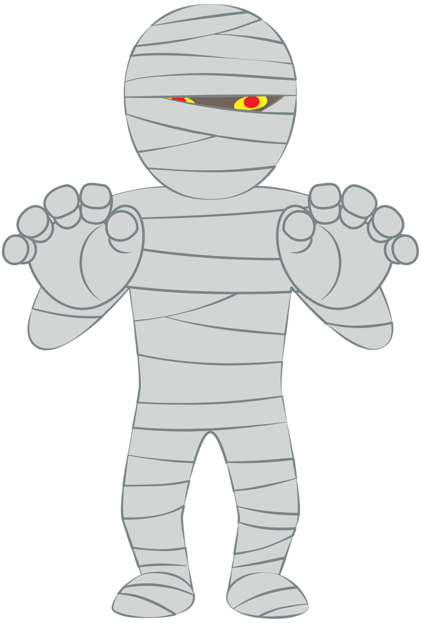 Mummy vector clipart images 5