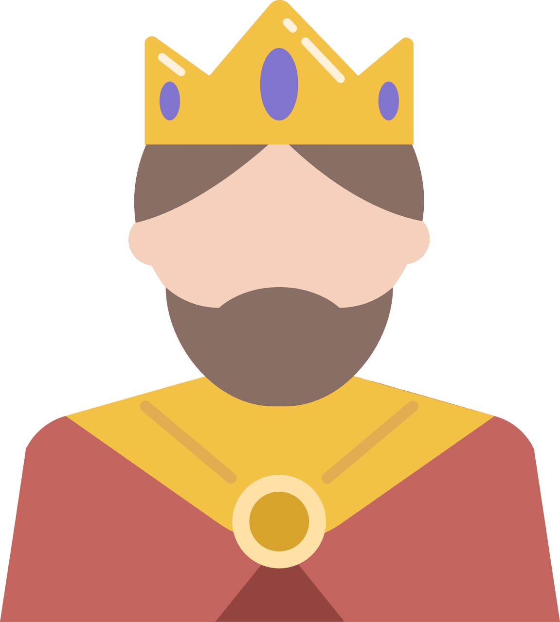 King vector clipart images 7