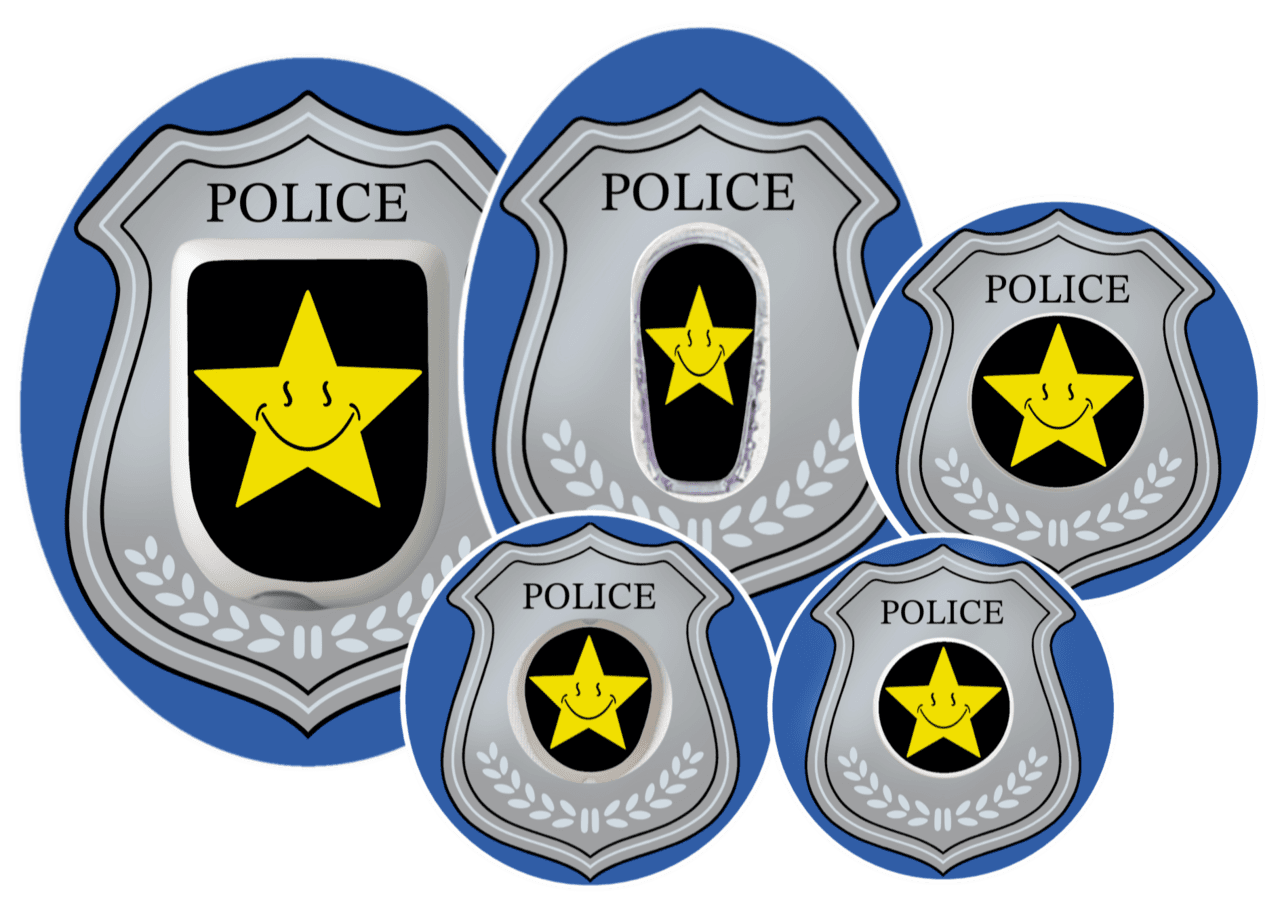 Police badge patches clipart transparent