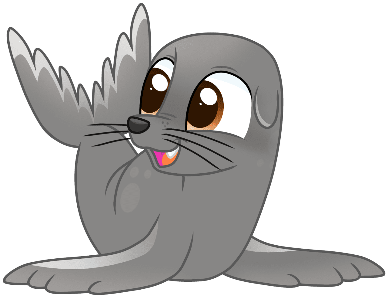 Harp seal clipart picture