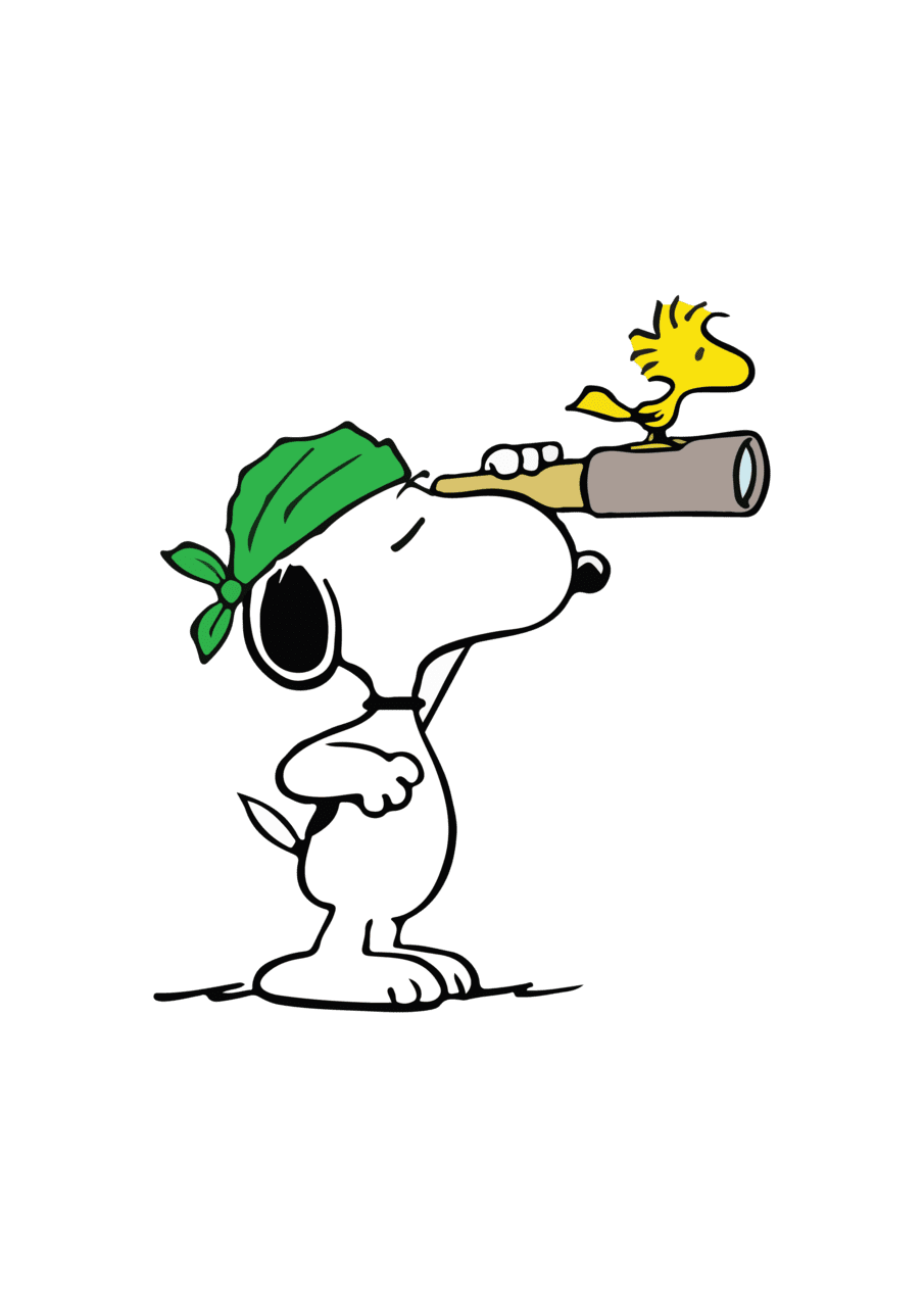 Snoopy clipart logo