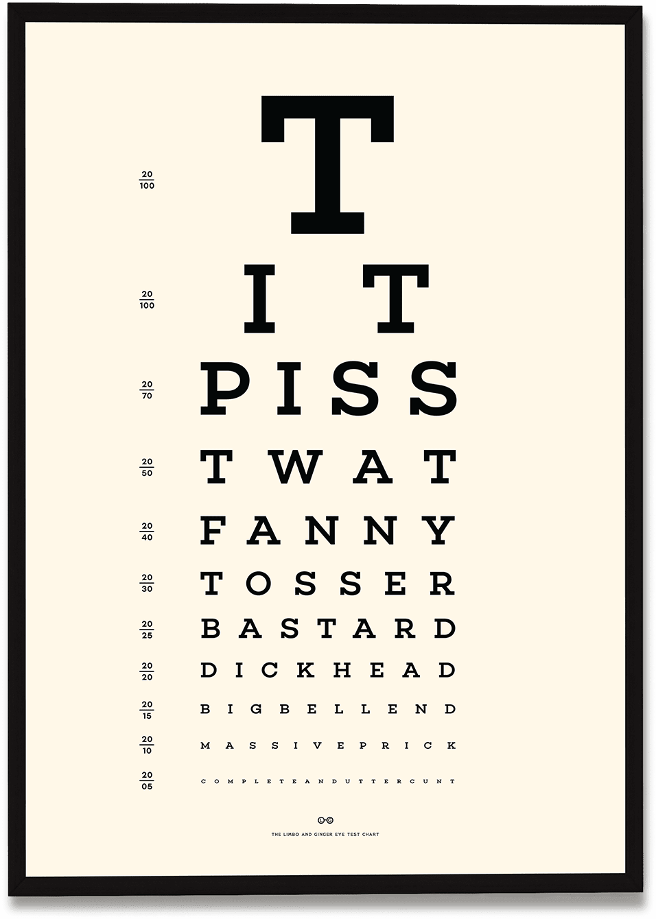 Test eye chart art clipart image