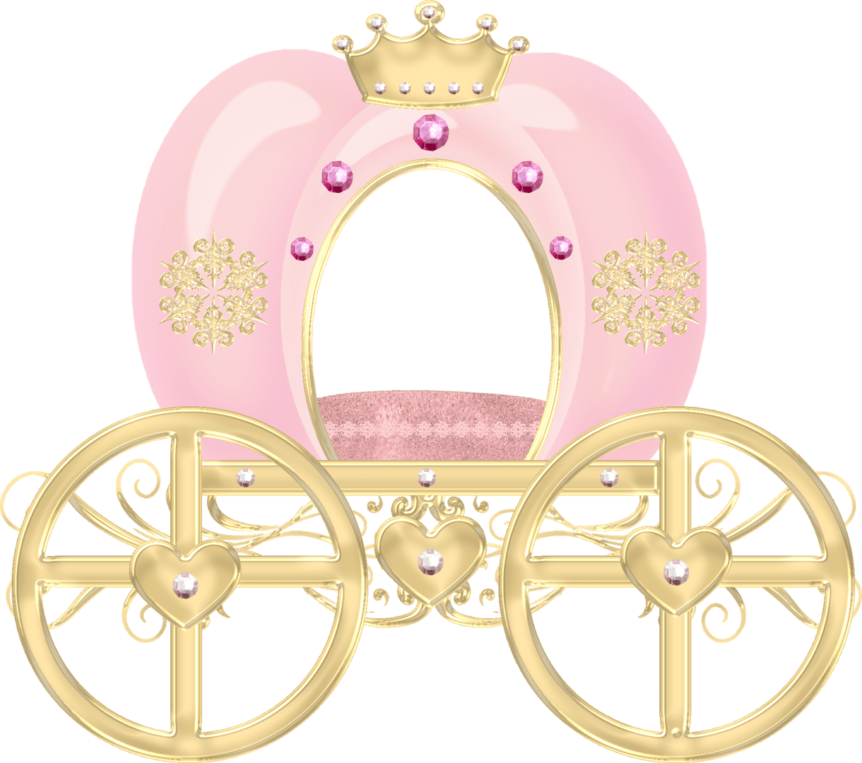 Princess crown pin page clipart image 5