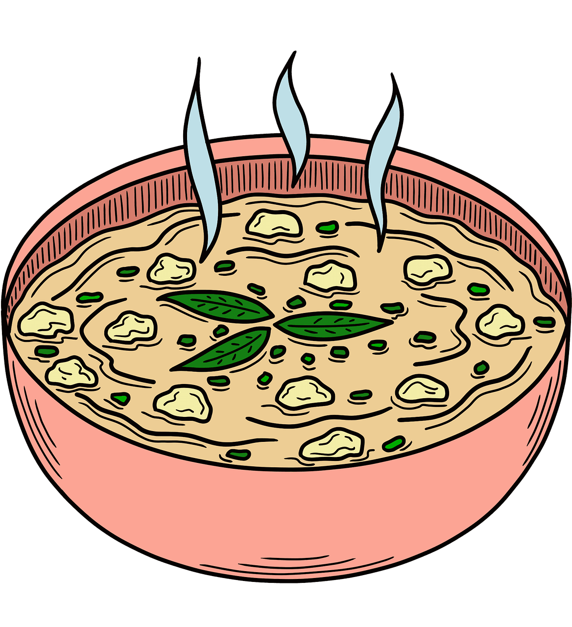 Food soup menu image clipart