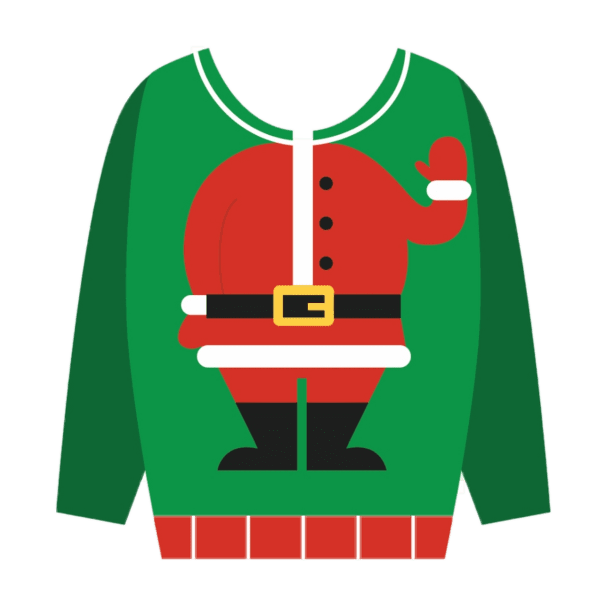 Ugly sweater christmas sweatshirt no lie prints clipart image