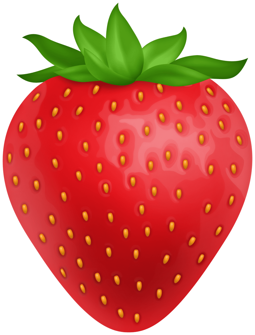 Healthy strawberry image clipart