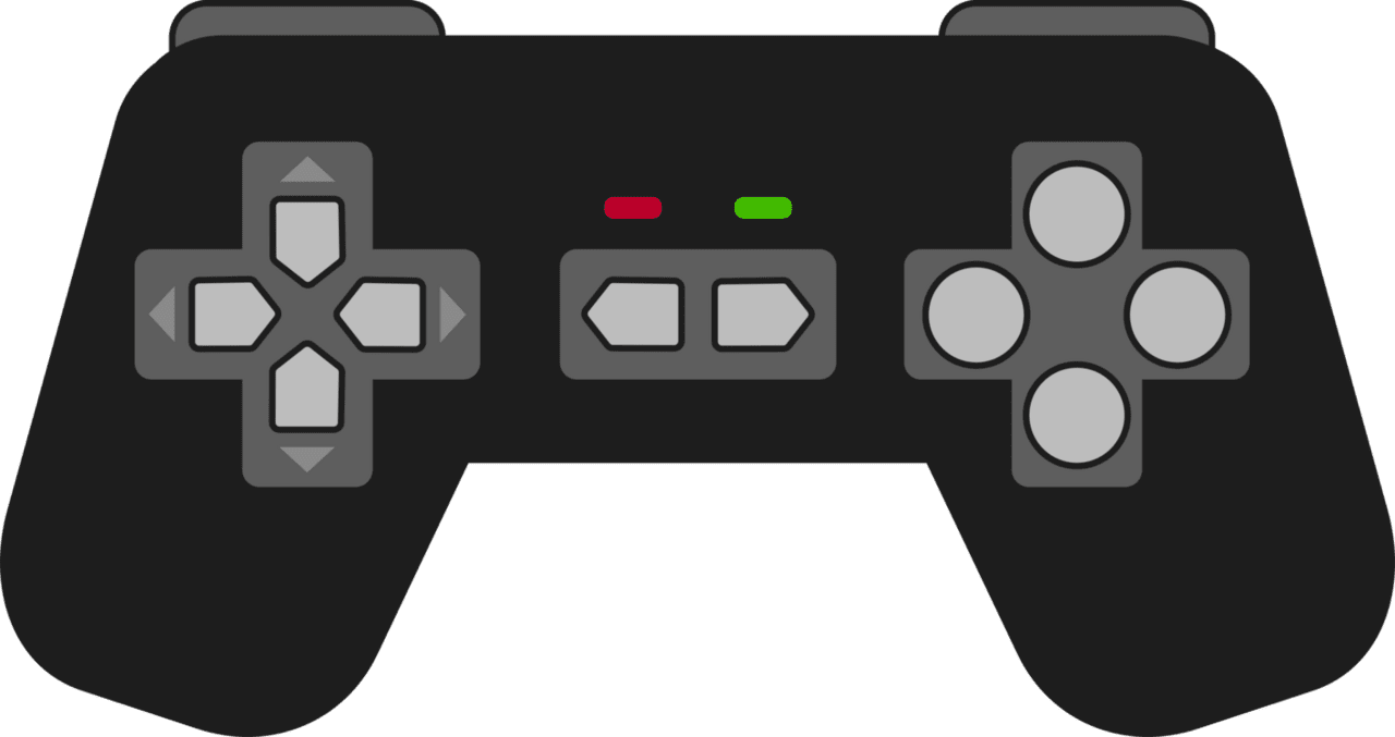 Video game controller gamepad clipart gaming vector image