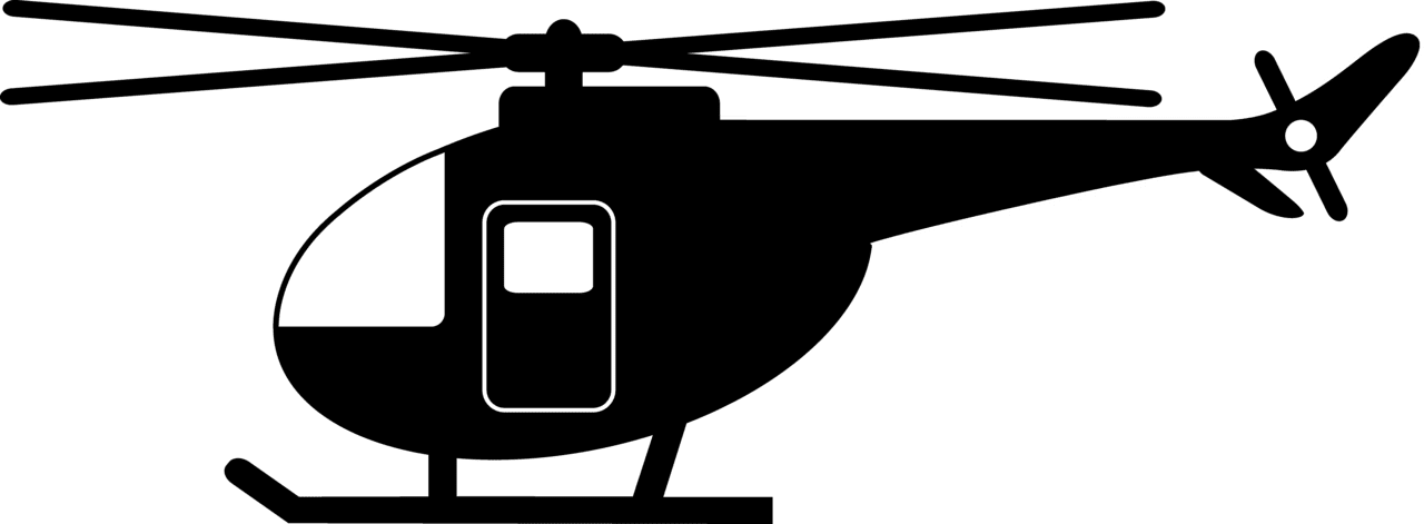 Helicopter image size clipart