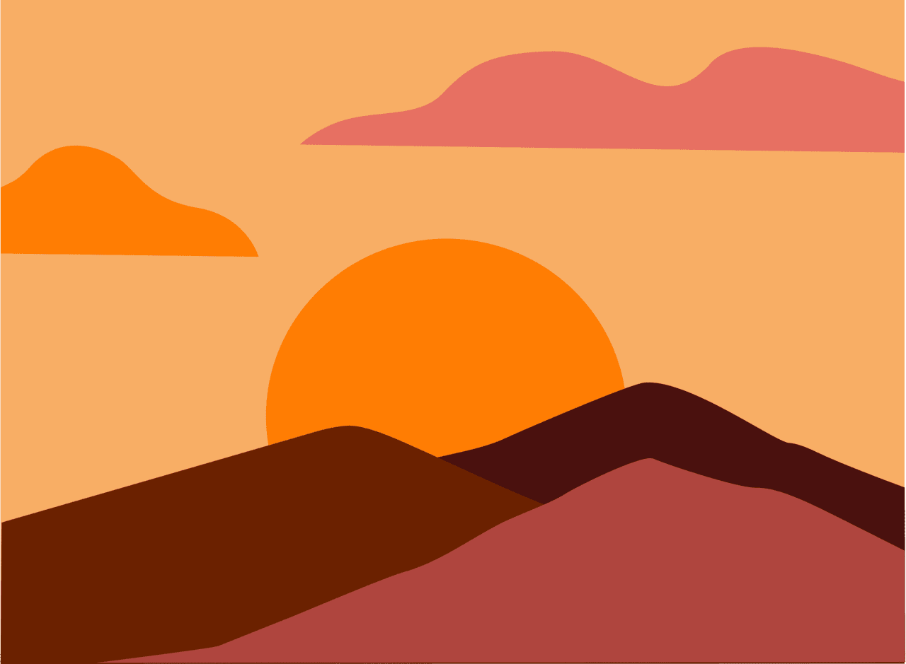 Sunrise vector clipart images 6