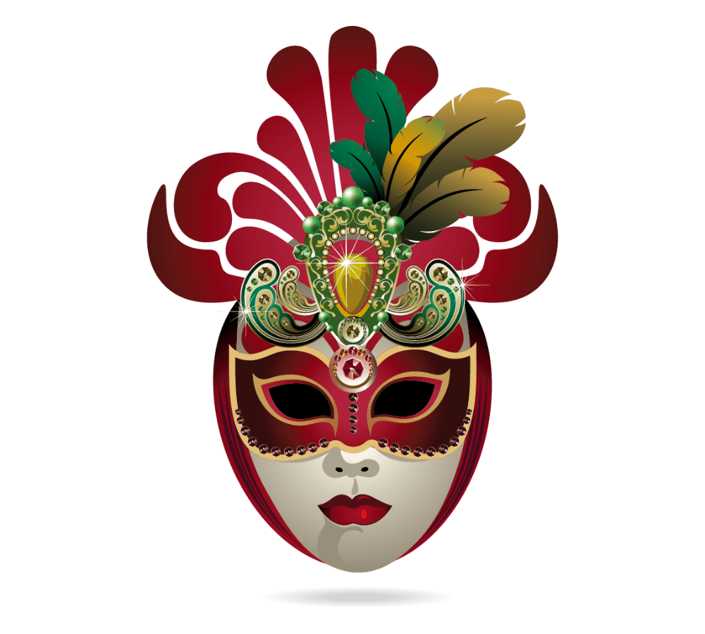 Mardi gras carnival transprent masque mask headgear clea kis clipart clip art 2