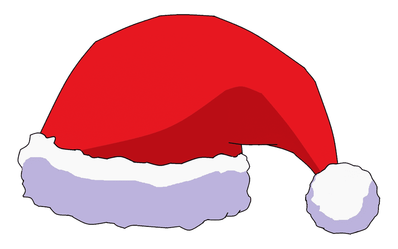 Santa claus hat christmas vector clipart images