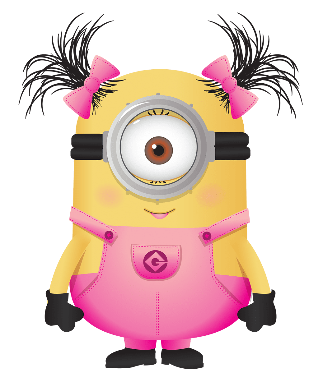 Minion pin page clipart image