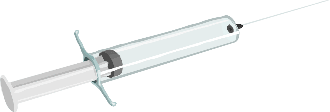 Vector syringe clipart image with no background